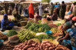 marché à Goumbo au Ségénal