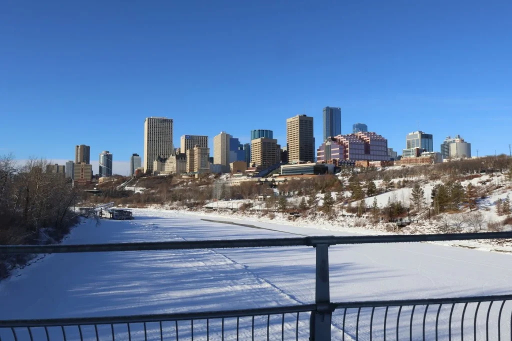 Edmonton (Alberta) en hiver