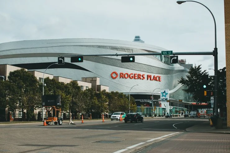 Rogers Place à Edmonton, au Canada